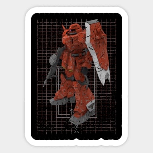 MS-06S Char's Zaku II Sticker